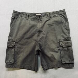 VTG‎ 90s Gap Mens Size 40 Cargo Shorts Utility Y2K Dark Green Pockets Casual